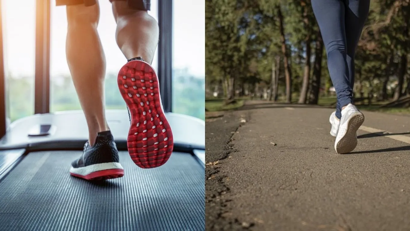 Comparação entre corrida na esteira e na rua - análise de queima calórica e performance